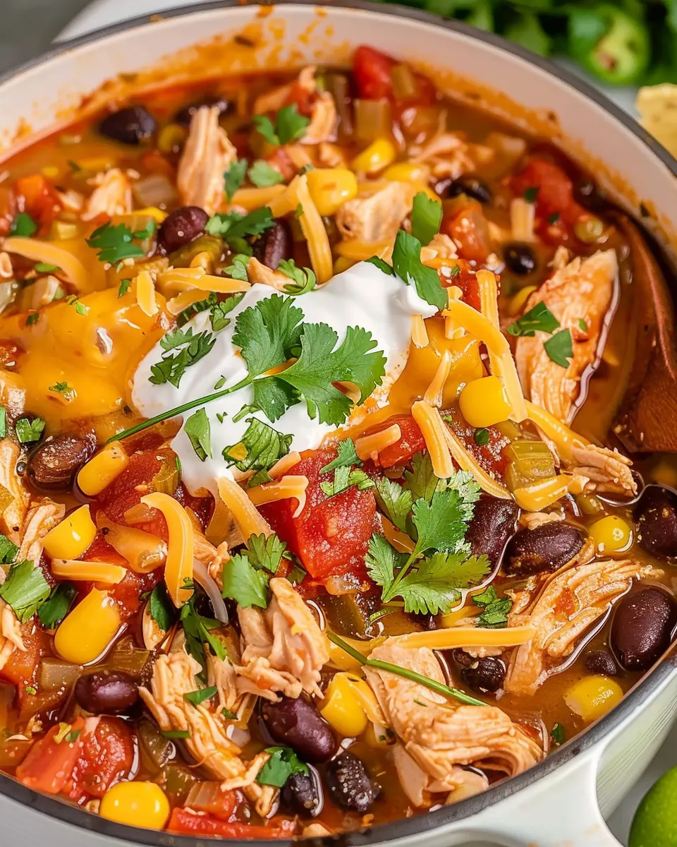Easy Chicken Taco Soup: A Hearty Dish Your Family Will Love