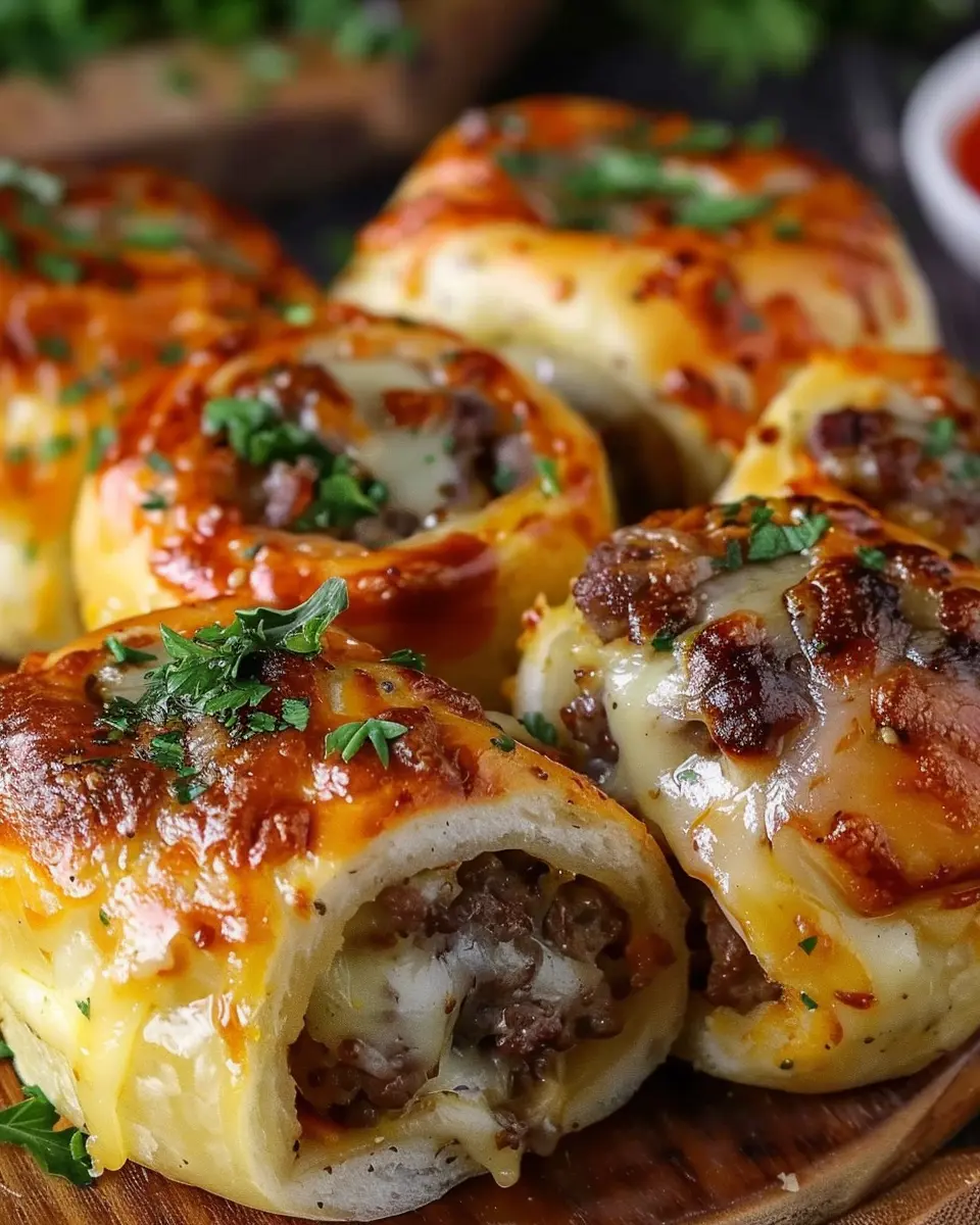 Garlic Butter Cheeseburger Rollups: Easy Indulgence for Everyone