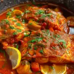 Classic Spicy Moroccan Fish in Rich Sauce