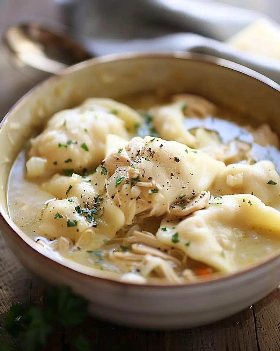 Old-Fashioned Chicken Dumplings: A Heartwarming Comfort Dish