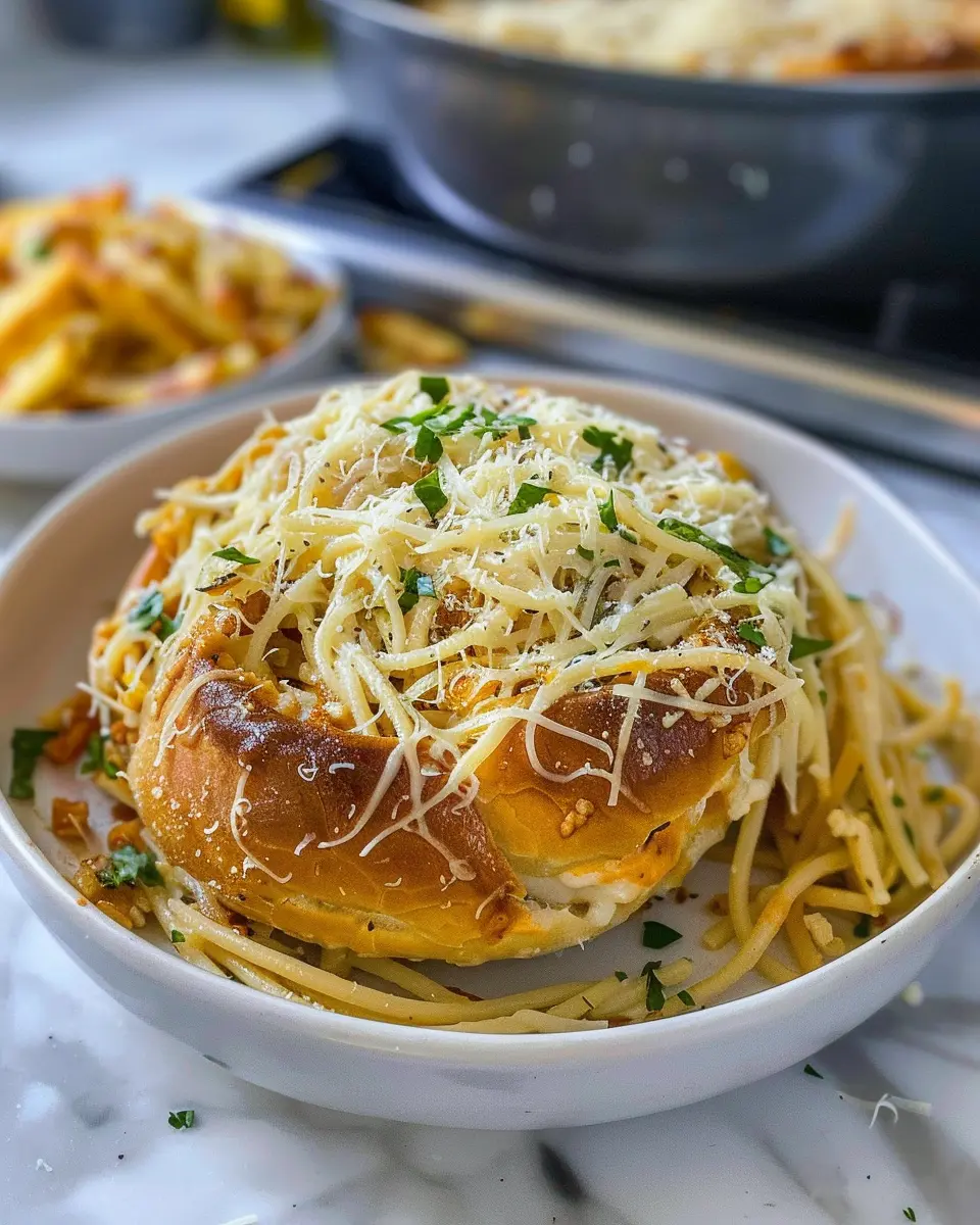 Garlic Butter Spaghetti Bowls: Easy Comfort Food with Turkey Bacon