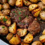 Garlic Butter Steak And Potatoes