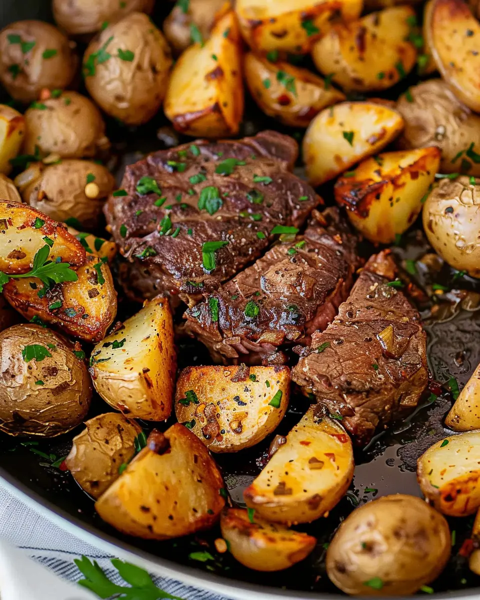 Garlic Butter Steak and Potatoes: An Indulgent Comfort Meal
