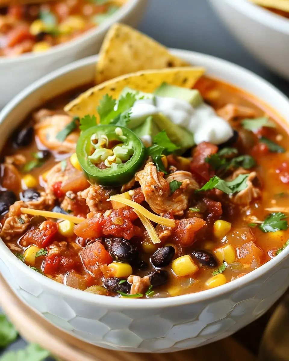 Chicken Taco Soup: Easy and Hearty Meal for Busy Weeknights
