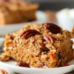 Healthy Carrot Cake Baked Oatmeal