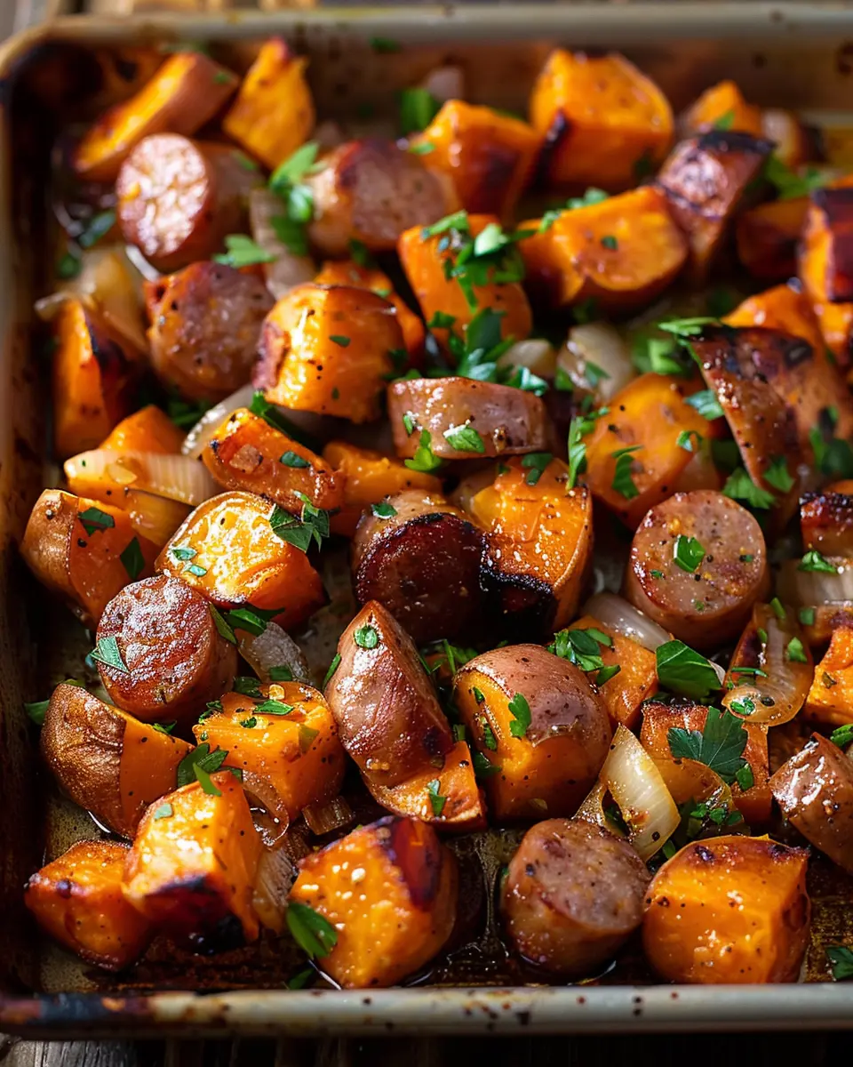 Honey Garlic Sausage Sweet Potatoes: Easy Comfort Food Delight