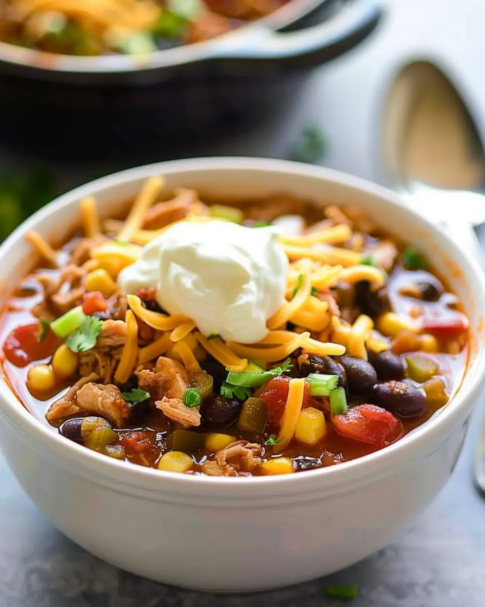 Chicken Taco Soup: Easy Comfort Food with Turkey Bacon Twist