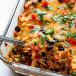Easy Chicken Burrito Casserole