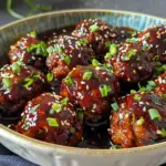 Korean Barbecue-Style Meatballs