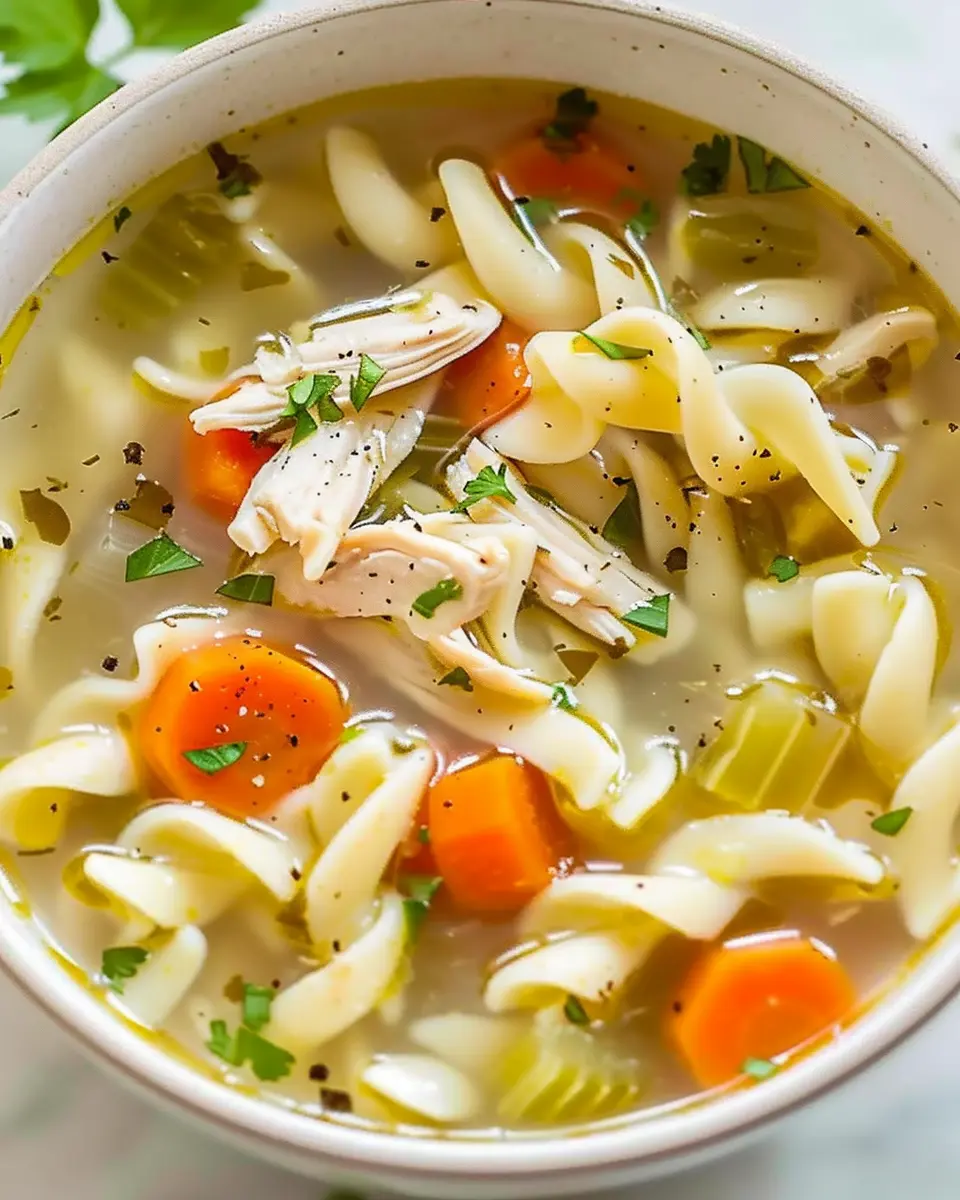 Homemade Chicken Noodle Soup: A Cozy, Heartwarming Classic
