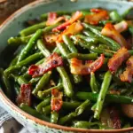 texas Roadhouse Green Beans with Crispy Bacon