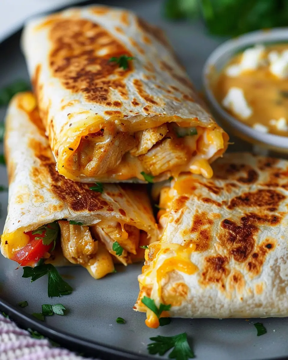 Cheesy Garlic Chicken Wraps: The Easy Indulgence You Crave