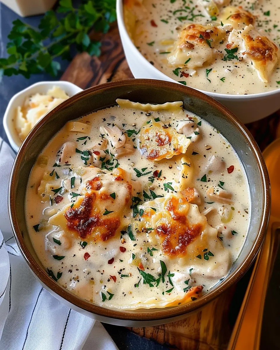 Chicken Alfredo Lasagna Soup: The Best Comfort Food Twist