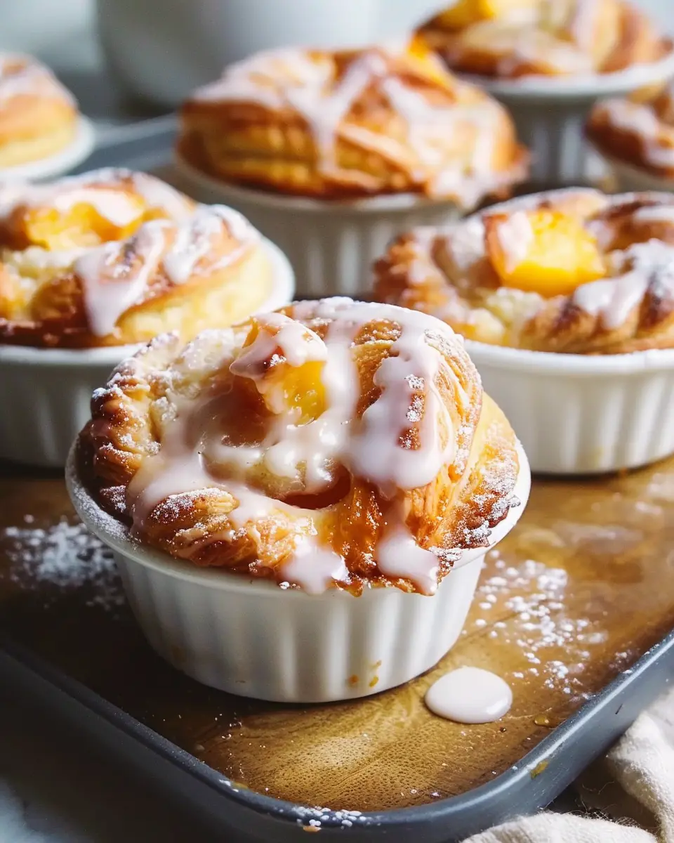 Peach Pie Cruffins Recipe: Sweet, Easy, and Flaky Perfection