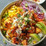 Street Corn Chicken Rice Bowl