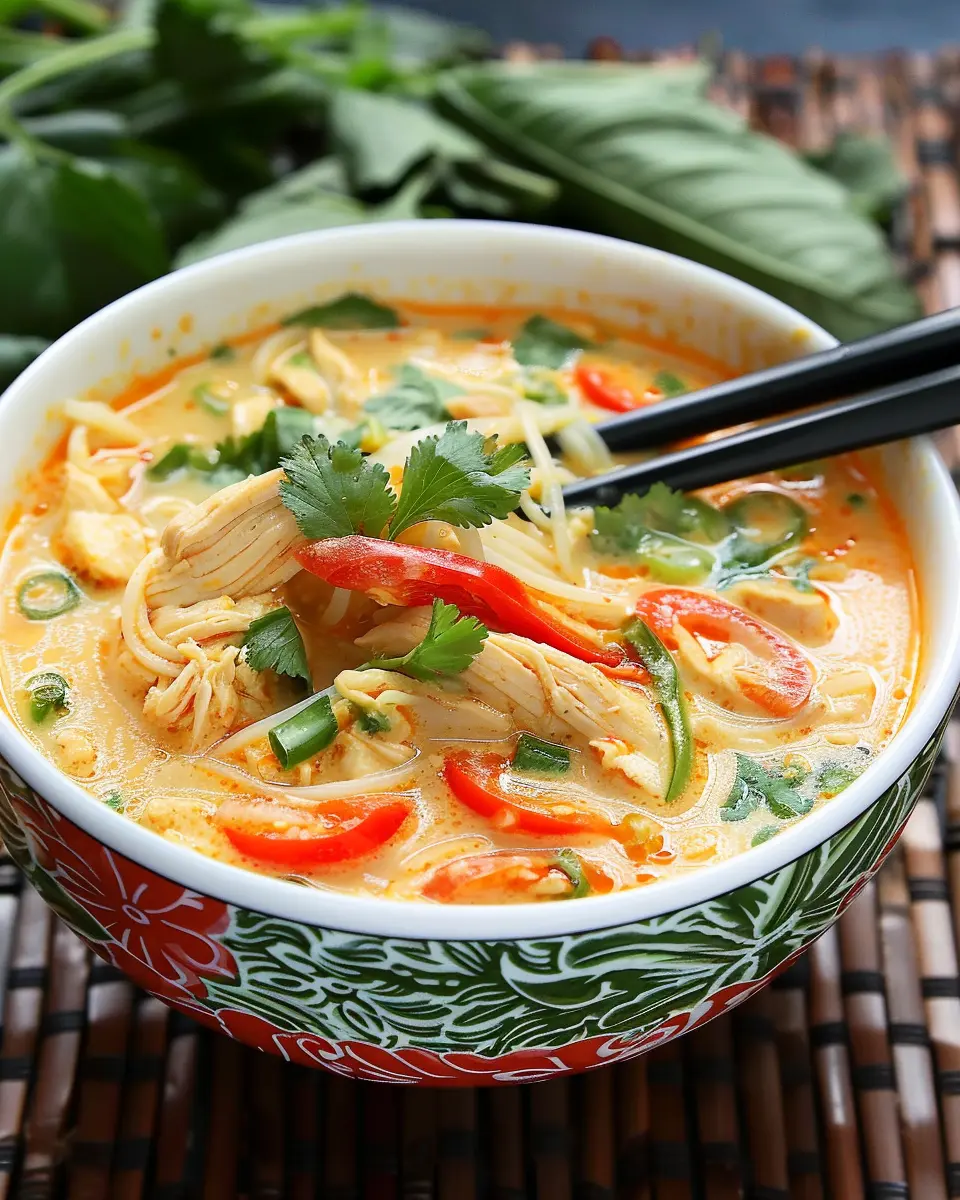 Thai Chicken Noodle Soup: A Cozy and Easy Comfort Recipe
