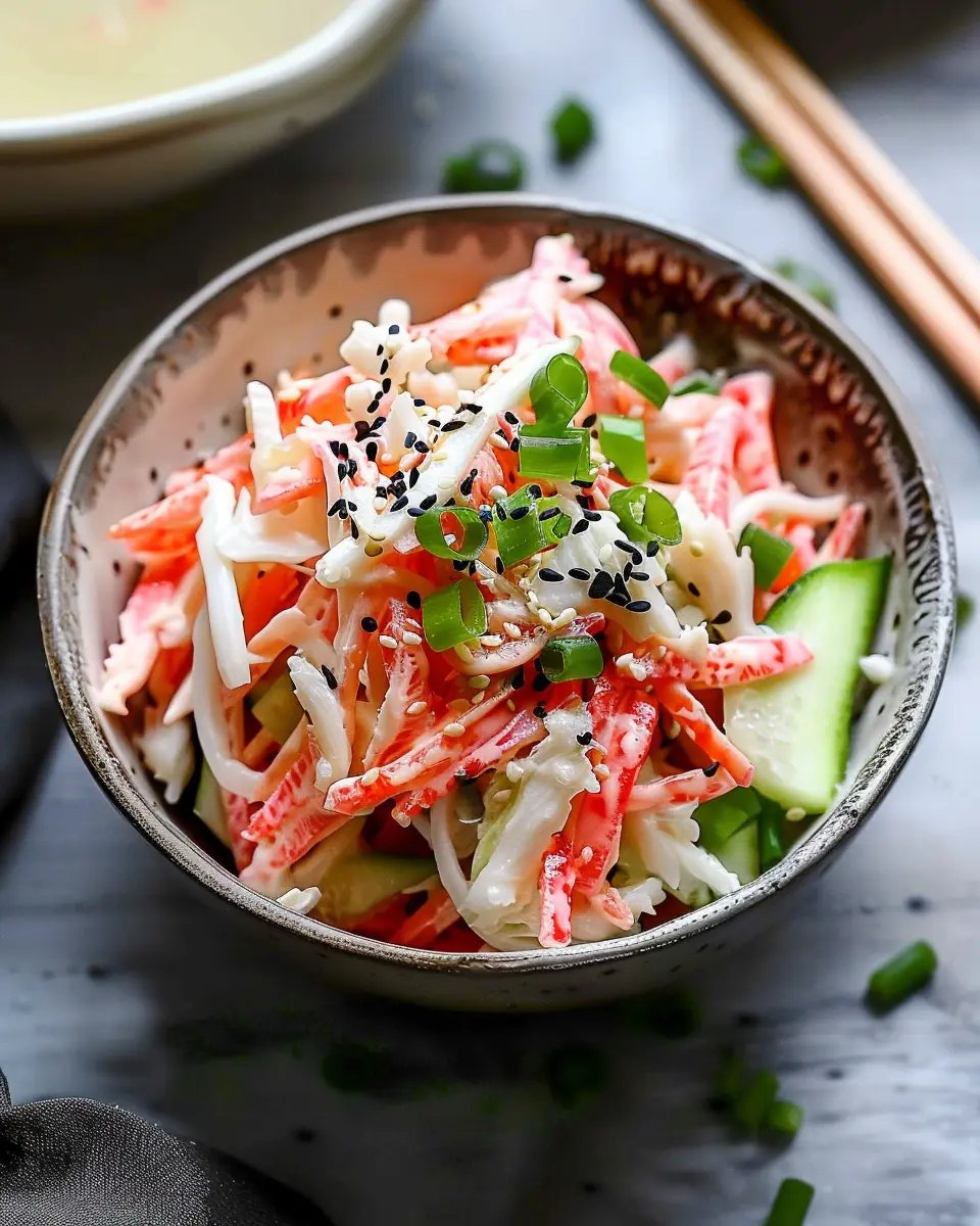 Japanese Crab Stick Salad – Easy, Fresh, and Perfect for Summer