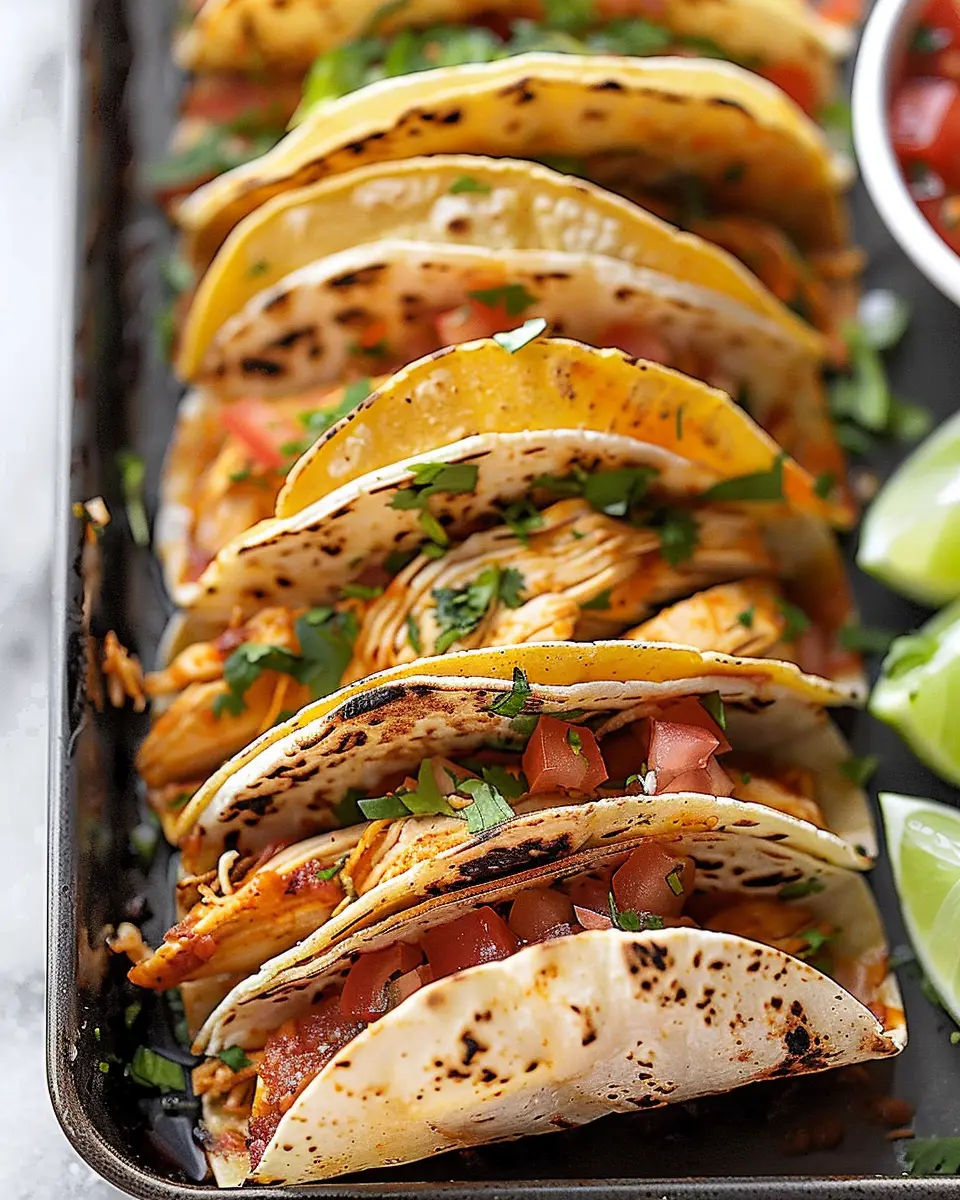 20 Minute Mini Baked Chicken Tacos: Easy Family Favorite Treat