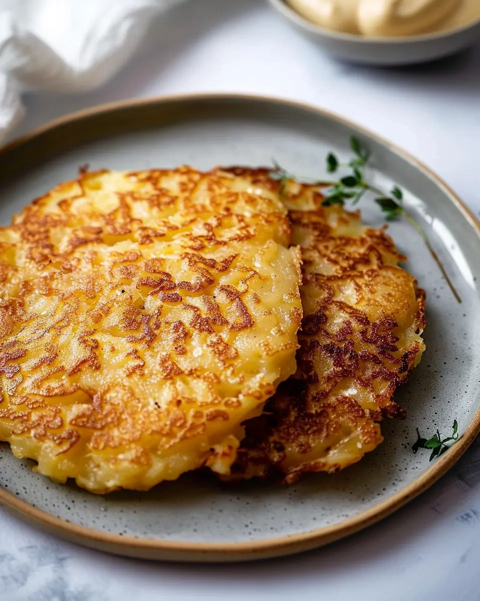 German Potato Pancake Recipe: Easy &amp; Delicious with Turkey Bacon