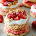Strawberry Crunch Shortcake Cookies