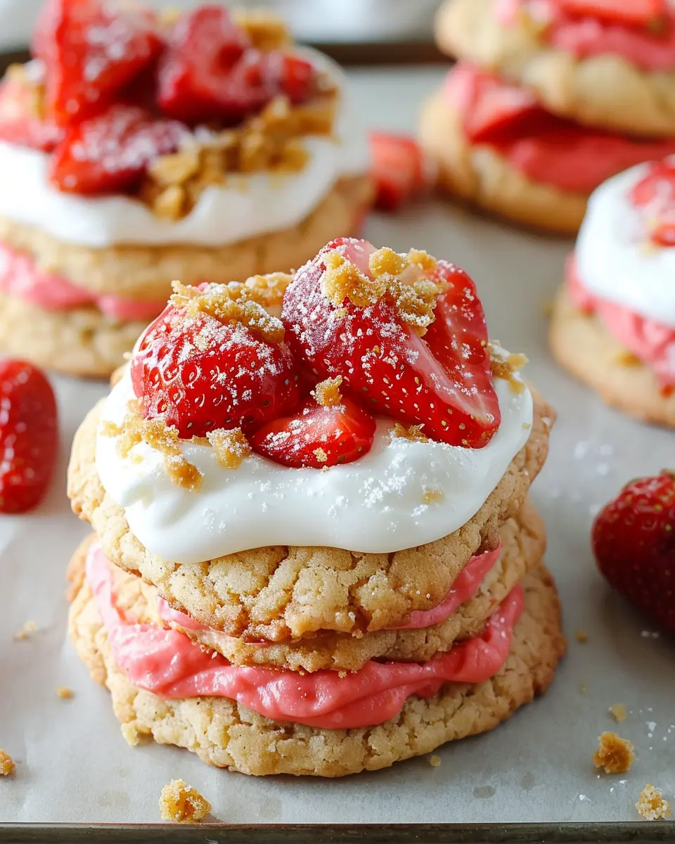 Strawberry Crunch Shortcake Cookies: The Best Homemade Delight