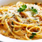 Pasta With Butternut Squash Parmesan Sauce