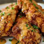 Crunchy Pretzel Chicken Smothered