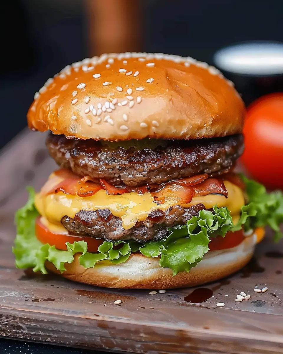 Crack Burger: The Indulgent Recipe with Turkey Bacon and Chicken Ham