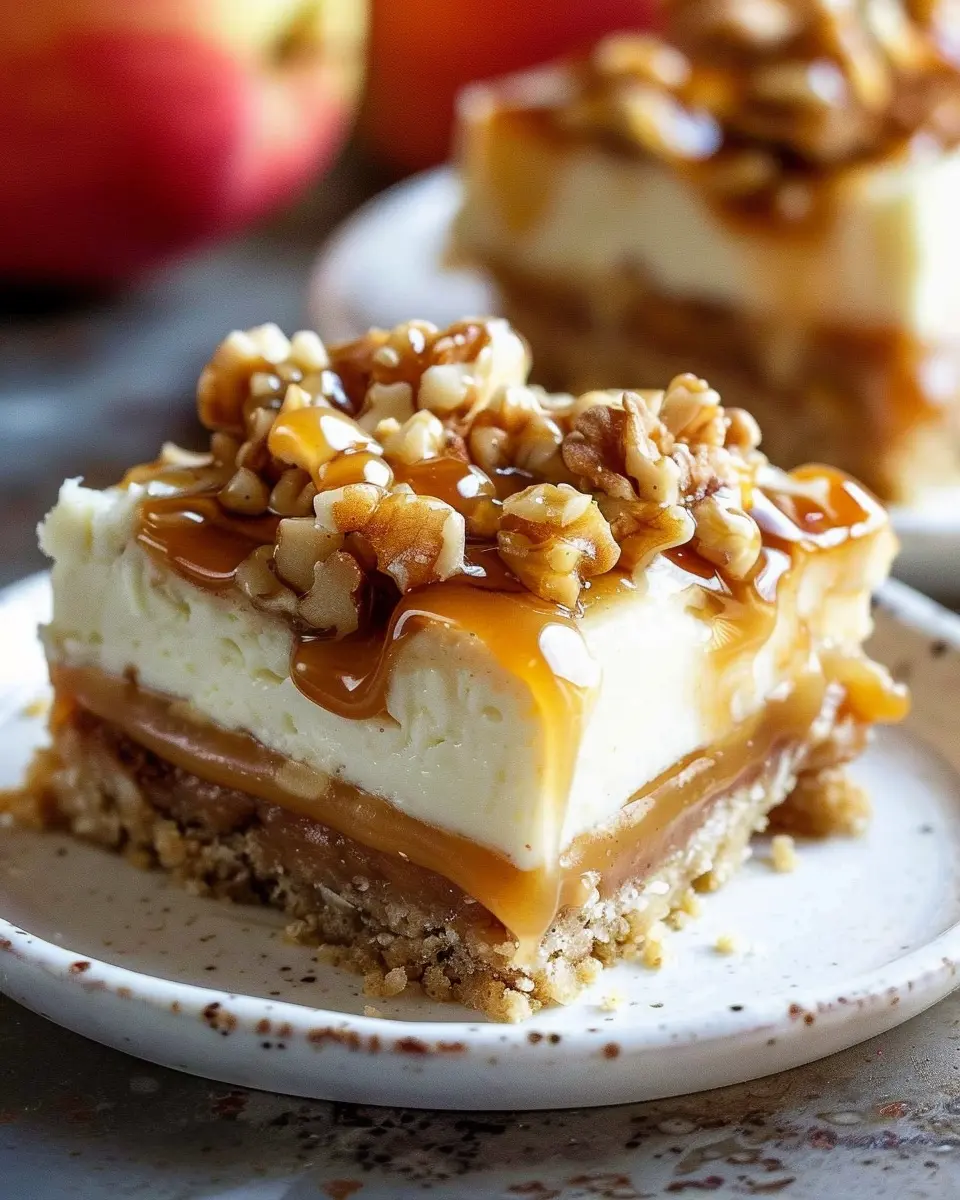 Caramel Apple Cheesecake Bars: The Best Indulgent Treat at Home