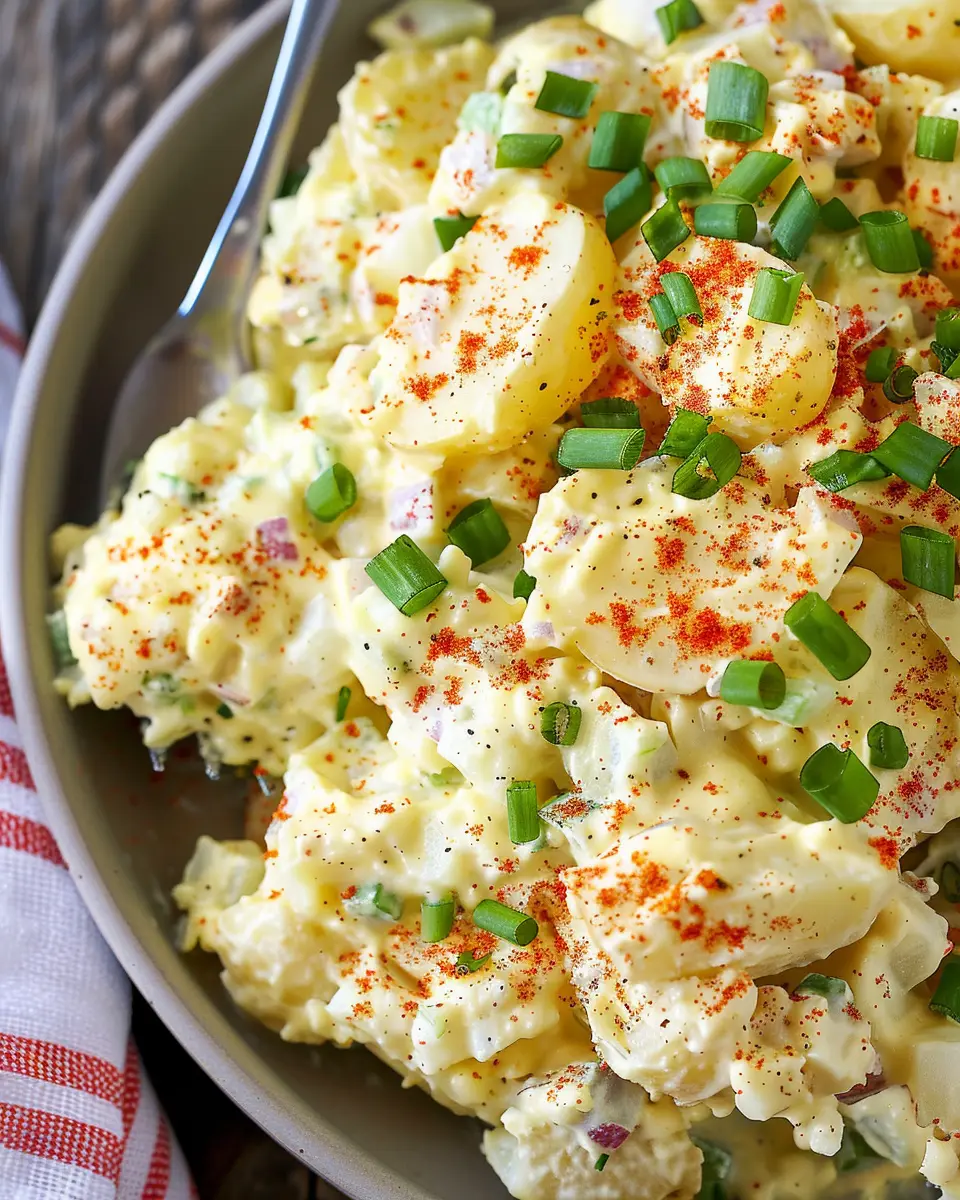 Southern Potato Salad: The Best Recipe with Turkey Bacon Delight