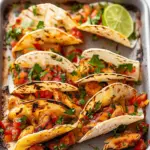 20 Minute Mini Baked Chicken Tacos